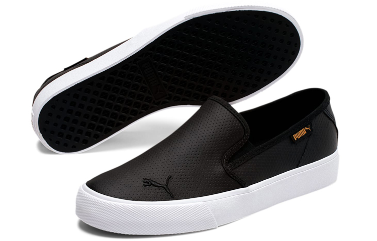 Order (W) Puma Bari Cat Slip-On Negro/Blanco 374607-01