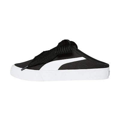 (W) Puma Bari Mule Ribbon 'Black White'