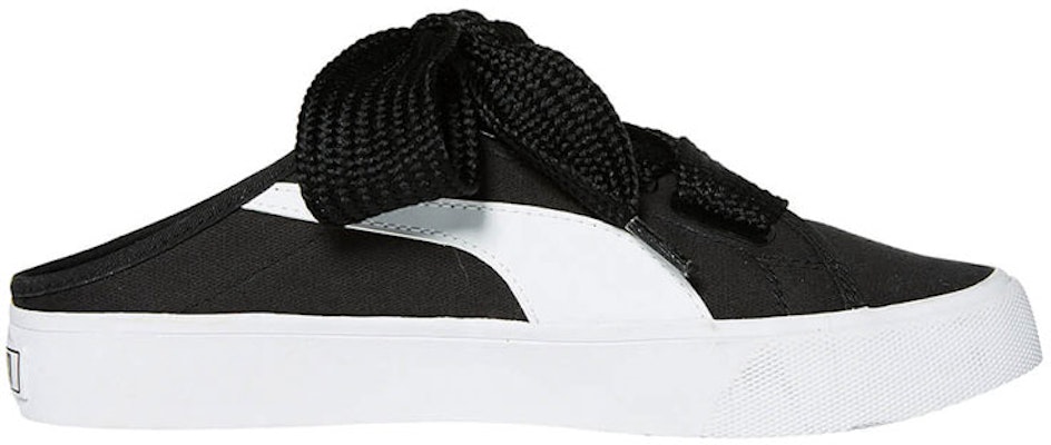 (W) Puma Bari Mule con Cinta 'Negro Blanco' 382331-01 Order (W) Puma Bari Mule con Cinta 'Negro Blanco' 382331-01