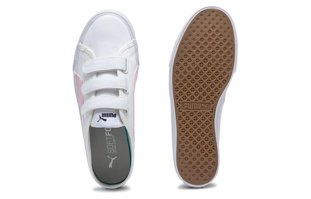 Shop (W) プーマ バリ ミュール ベルクロ 白ピンク 394289-03