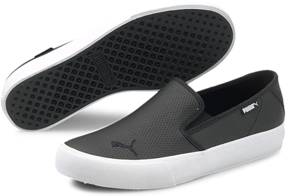 (Women) Puma Bari Slip-On 'Black White' 374607-03 Order (Women) Puma Bari Slip-On 'Black White' 374607-03