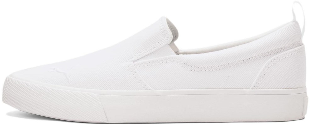 (Women) Puma Bari Slip-On 'White Silver' 384629-01 Buy (Women) Puma Bari Slip-On 'White Silver' 384629-01