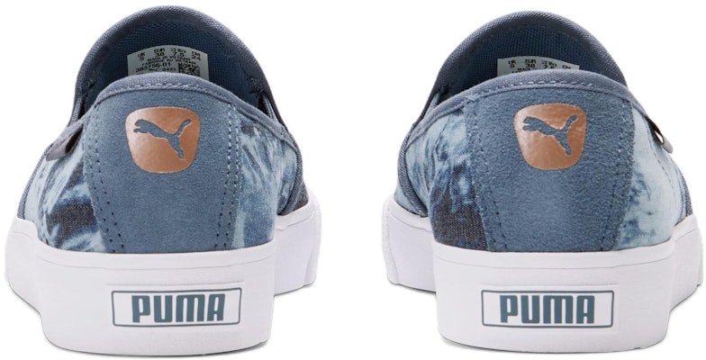 (Women) Puma Bari Slip-On Sneakers Blue 383756-01 Shop (Women) Puma Bari Slip-On Sneakers Blue 383756-01
