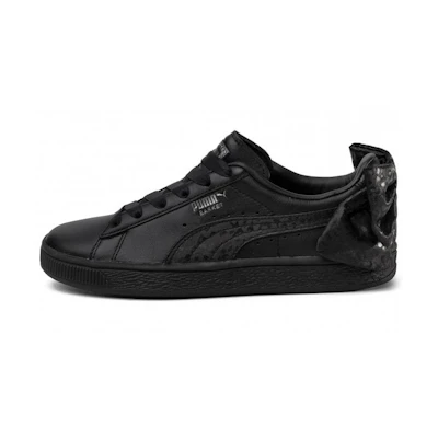 (W) Puma Basket 'Bow - Black Leopard'