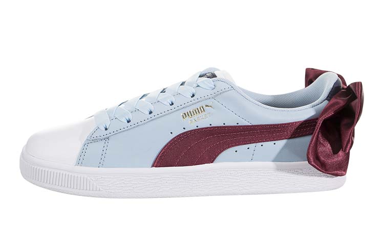 (Women) Puma Basket 'Bow New School - Cerulean Pomegranate'  367733-02