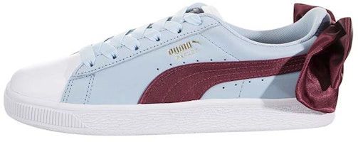 (Women) Puma Basket 'Bow New School - Cerulean Pomegranate'  367733-02 (Women) Puma Basket 'Bow New School - Cerulean Pomegranate'  367733-02
