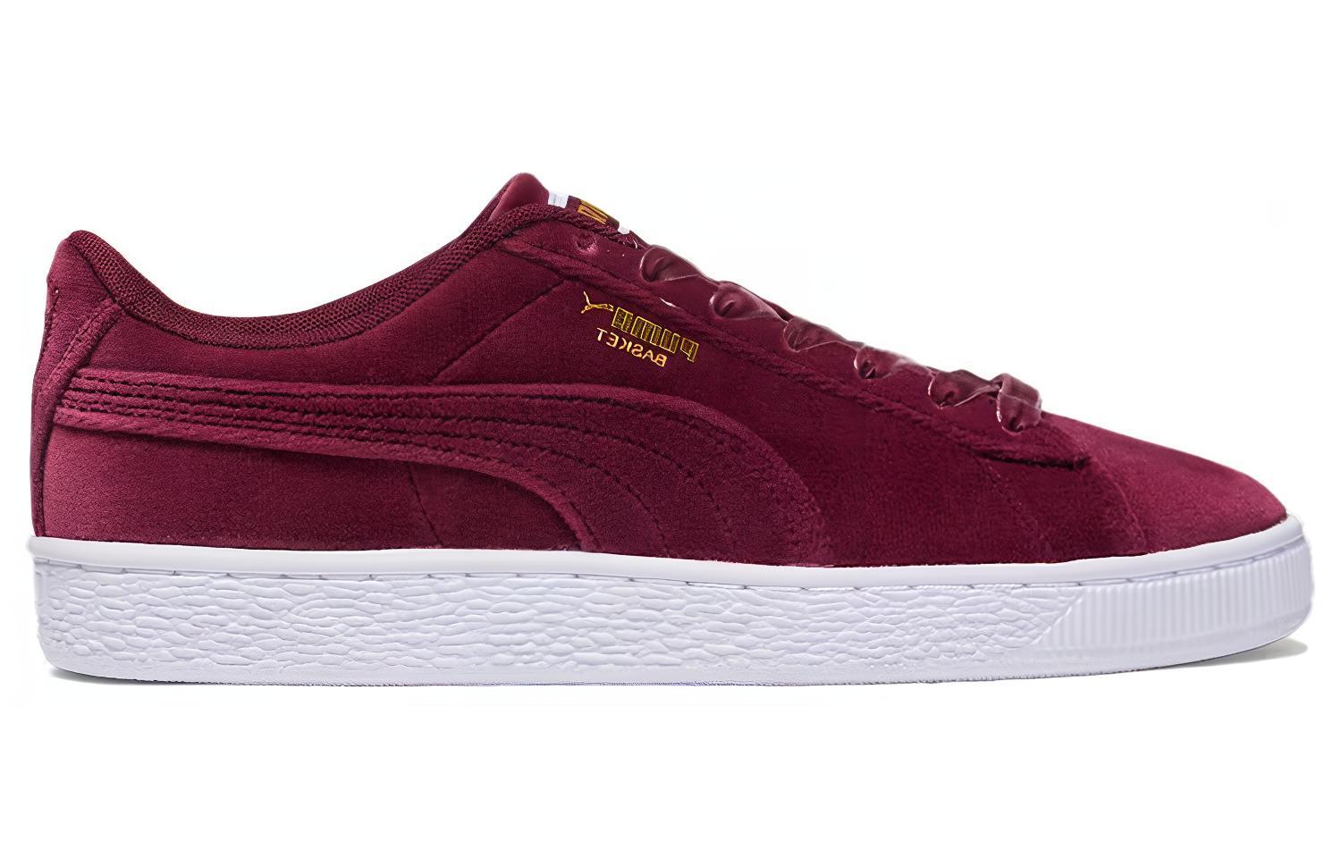 Order (W) Puma Basket 'Classic Velvet - Dark Jasper' Sepatu Klasik Velvet Jasper Gelap 398949-02