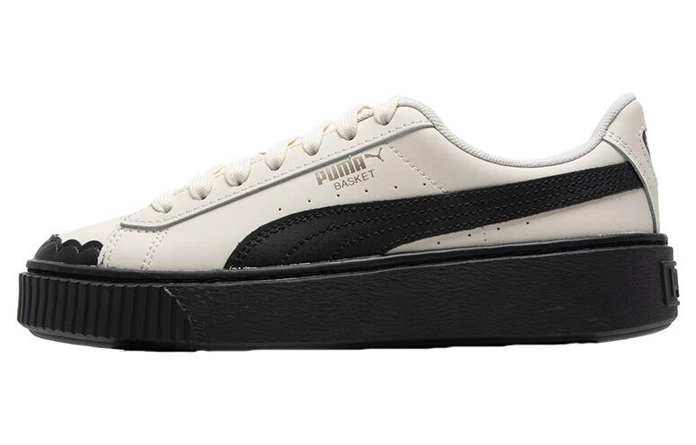 (Women) Puma Basket 'Cream White Black' 397250-01