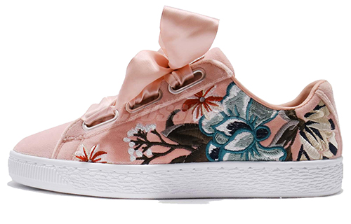 Buy (Women) Puma Basket 'Heart Hyper Embroidery - Peach'  366116-02