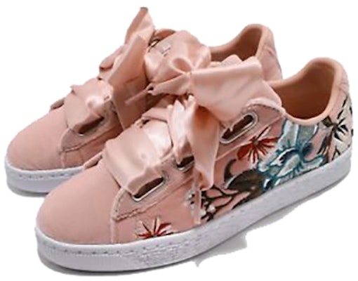 (Women) Puma Basket 'Heart Hyper Embroidery - Peach' 366116-02 Lookbook (Women) Puma Basket 'Heart Hyper Embroidery - Peach' 366116-02