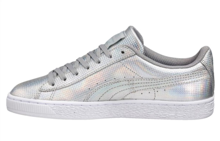 Buy Puma Basket 輕便透氣休閒板鞋 女款 銀