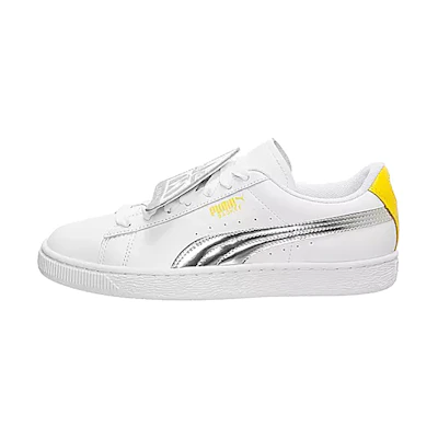 (W) Puma Basket Badge TZ 'White'