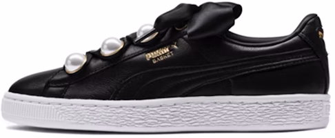 (Women) Puma Basket Bling Black 366732-04 (Women) Puma Basket Bling Black 366732-04