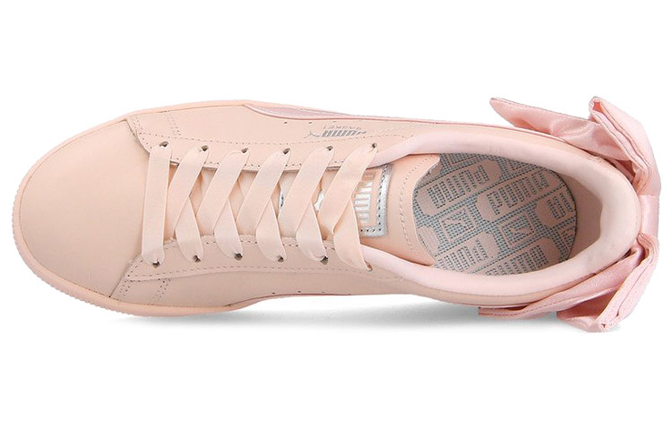 Purchase PUMA Basket Bow Pearl 蝴蝶結尾 純色復古 低幫 板鞋 男女同款 粉色