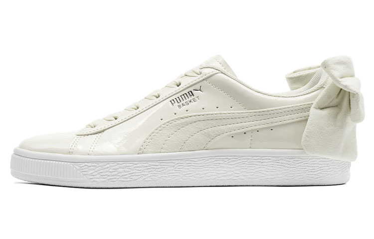 (Women) Puma Basket Bow 'Shell White' 368130-04