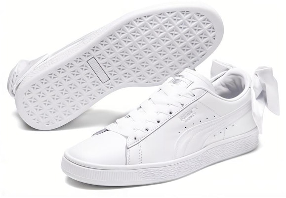(Women) Puma Basket Bow 'White' 367319-01 Order (Women) Puma Basket Bow 'White' 367319-01