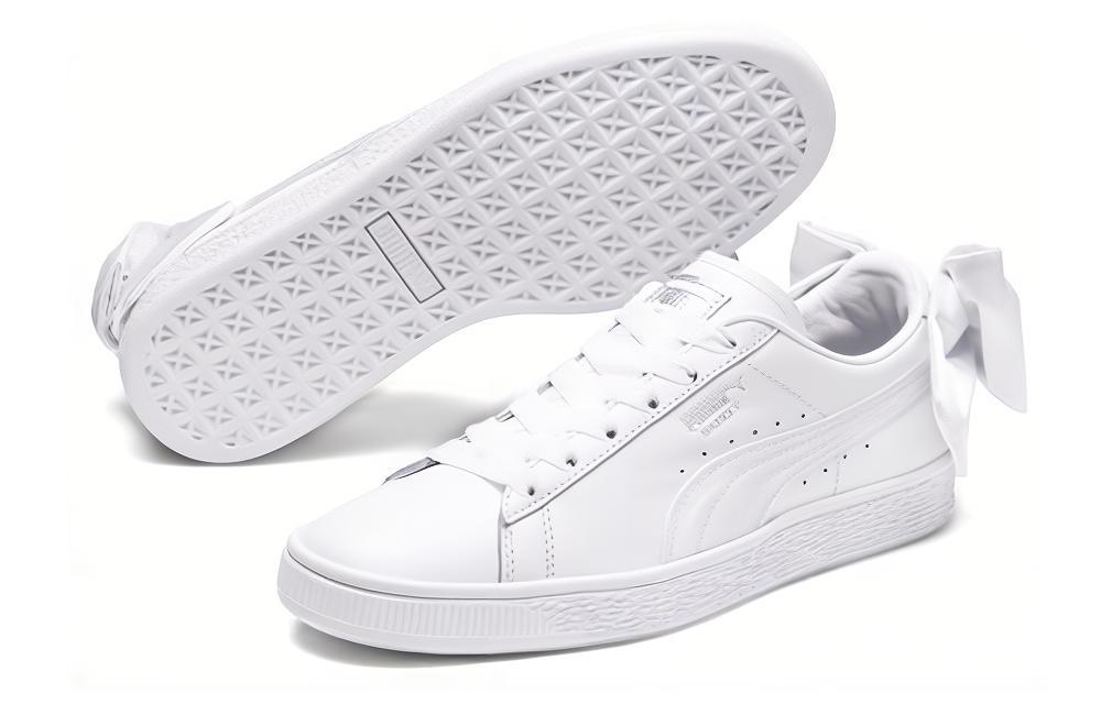 Lookbook (W) プーマ バスケットボウ ホワイト (Puma Basukettobou Howaito) 367319-01