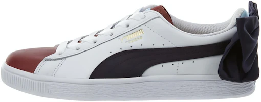 (Women) Puma Basket Bow 'White Peacoat' 367733-01 (Women) Puma Basket Bow 'White Peacoat' 367733-01