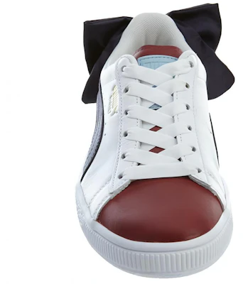 (W) Puma Basket Bow ''Blanc Peacoat'' 367733-01 Shop (W) Puma Basket Bow ''Blanc Peacoat'' 367733-01