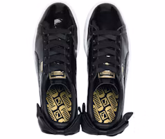 Lookbook Puma Basket Bow Patent 輕便平衡 低筒休閒板鞋 女款 黑色