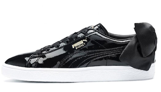 (W) プーマ バスケットボウ パテント ブラック 368118-01 Buy (W) プーマ バスケットボウ パテント ブラック 368118-01