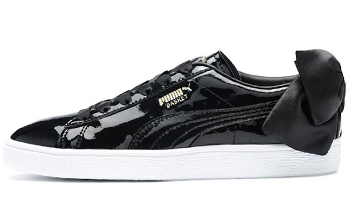 (Women) Puma Basket Bow Patent 'Black' 368118-01 Buy (Women) Puma Basket Bow Patent 'Black' 368118-01