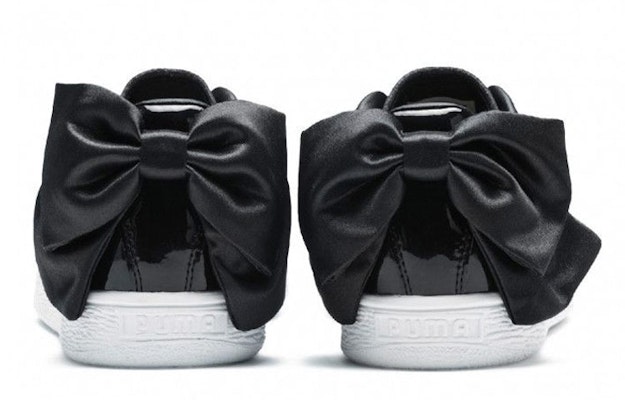 (Women) Puma Basket Bow Patent 'Black' 368118-01 Shop (Women) Puma Basket Bow Patent 'Black' 368118-01