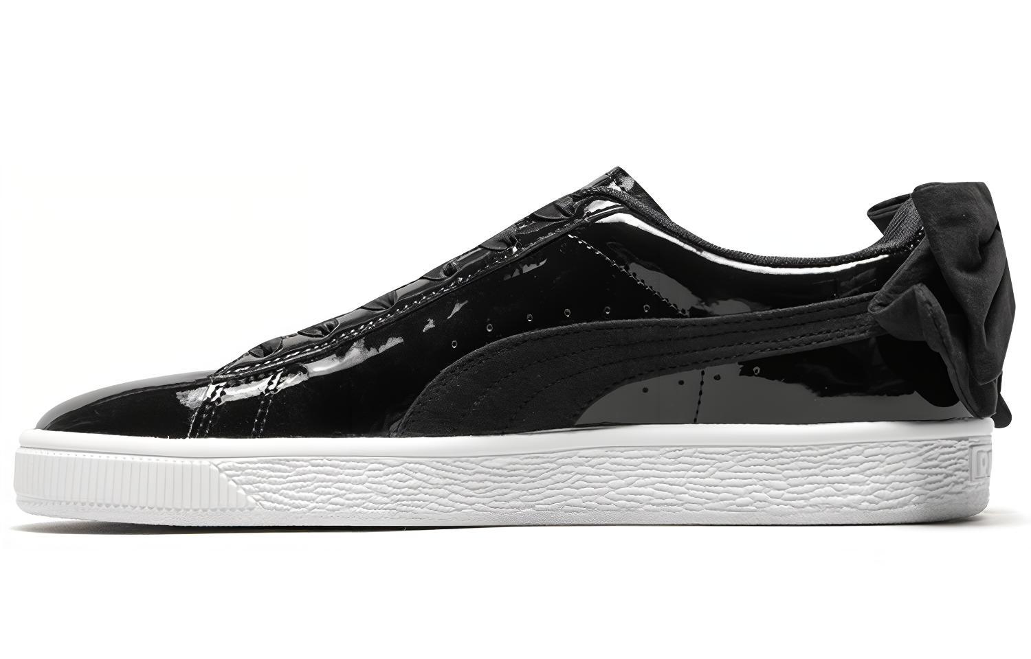 (Women) Puma Basket Bow SB 'Black' 367353-01