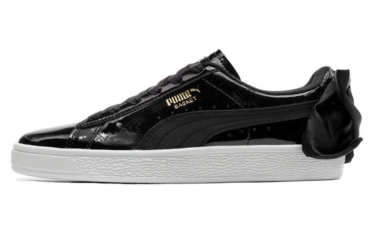 (Women) Puma Basket Bow SB 'Black' 368130-01