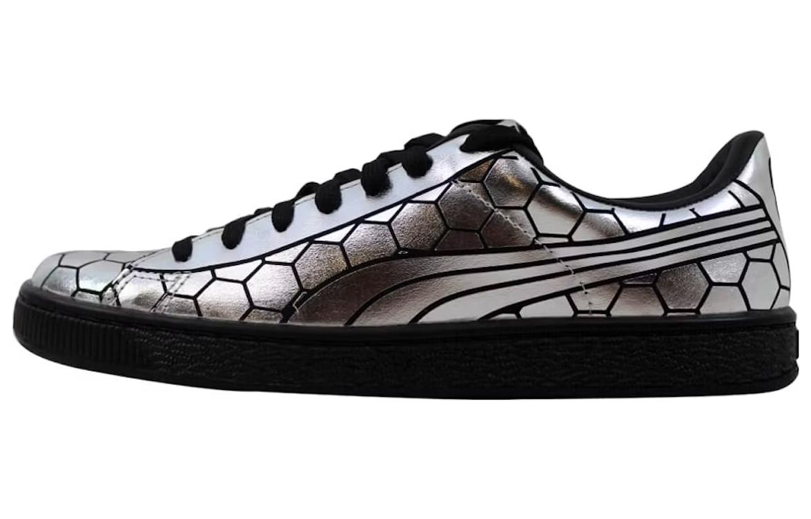 (W) Puma Basket Classic 'Metallic Black Silver'