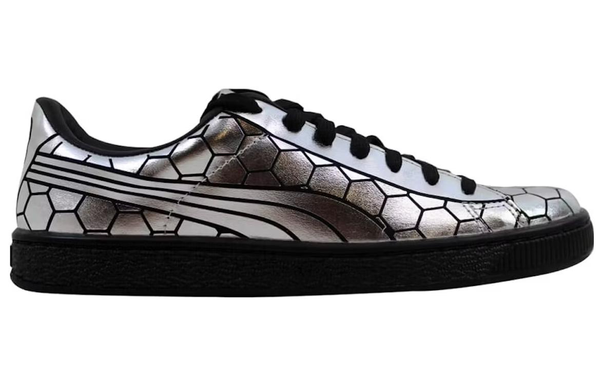 (W) Puma Basket Classic 'Metallic Black Silver' 圖 2