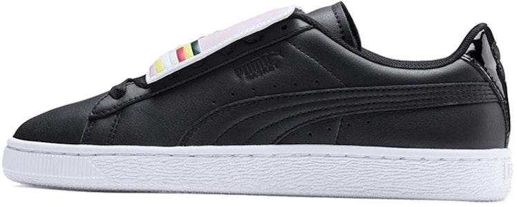 (W) Puma Basket Badge Kasut Kasual Hitam/Putih 369183-02 Buy (W) Puma Basket Badge Kasut Kasual Hitam/Putih 369183-02