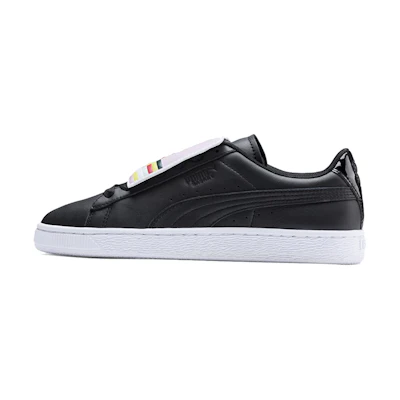 (W) Puma Basket 'Badge'