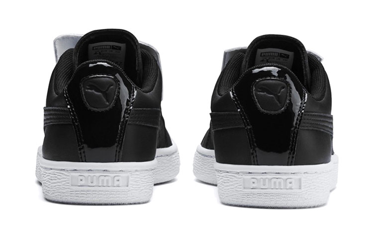 Shop (W) Puma Basket Badge Kasut Kasual Hitam/Putih 369183-02