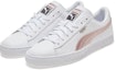 Lookbook (W) Puma Basket Classic Metallic Kasut Wanita Lelaki 374154-01