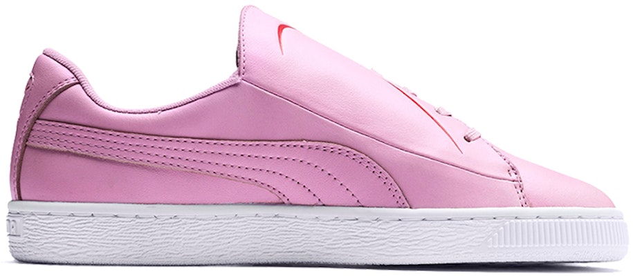 (W) Puma Basket Crush Emboss 'Merah Muda Pucat' 369595-03 Order (W) Puma Basket Crush Emboss 'Merah Muda Pucat' 369595-03