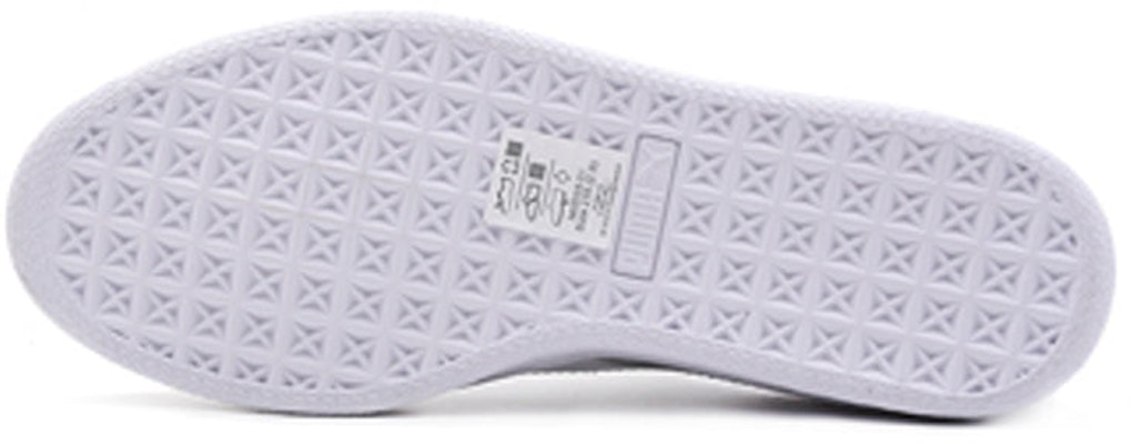 (W) プーマ バスケット クラッシュ エンボス 白 (Puma Basuketto Kurasshu Enbosu Shiro) 369595-01 Details for (W) プーマ バスケット クラッシュ エンボス 白 (Puma Basuketto Kurasshu Enbosu Shiro) 369595-01