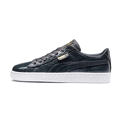 (W) Puma Basket Exotic Lux 'Dark Blue White'