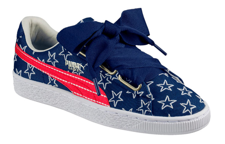 (W) Puma Basket Heart '4th Of July Powder Blue' 圖 4
