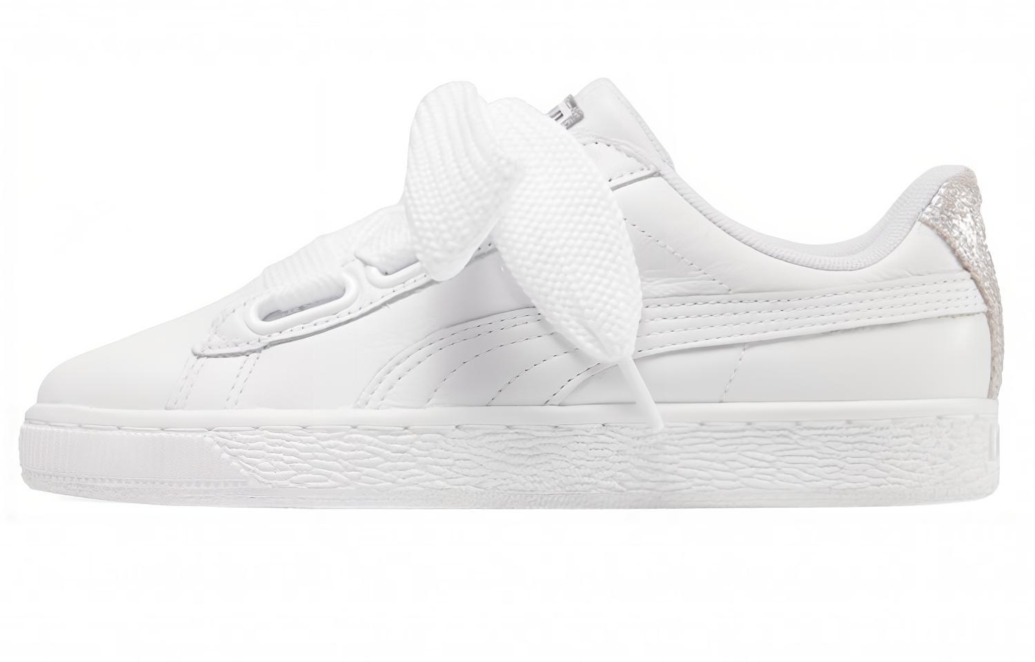(Women) Puma Basket Heart 'Bio Hack - White'  369223-01