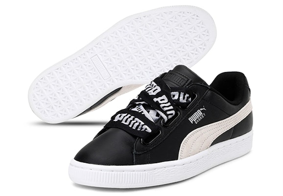 (W) Puma Basket Heart 黑色女鞋 364082-01 Lookbook (W) Puma Basket Heart 黑色女鞋 364082-01