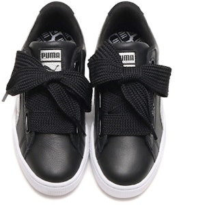 (W) プーマ バスケット ハート ブラックシルバーグリッター 364078-03 Lookbook (W) プーマ バスケット ハート ブラックシルバーグリッター 364078-03