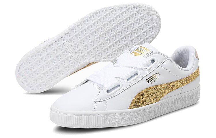 Purchase (W) プーマ バスケット ハート "ゴールドグリッター" 364078-01