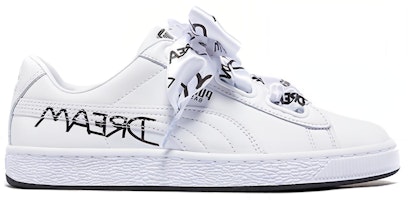 (W) Puma Basket Heart 'HNDWRTTN' Sepatu Wanita 370185-01 Order (W) Puma Basket Heart 'HNDWRTTN' Sepatu Wanita 370185-01