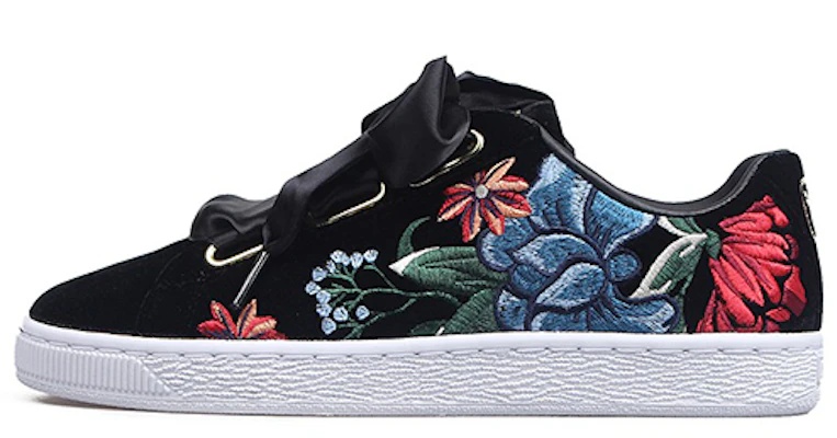 (Women) Puma Basket Heart 'Hyper Embroidered' 366116-01 Buy (Women) Puma Basket Heart 'Hyper Embroidered' 366116-01