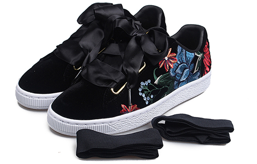 Lookbook (Women) Puma Basket Heart 'Hyper Embroidered' 366116-01