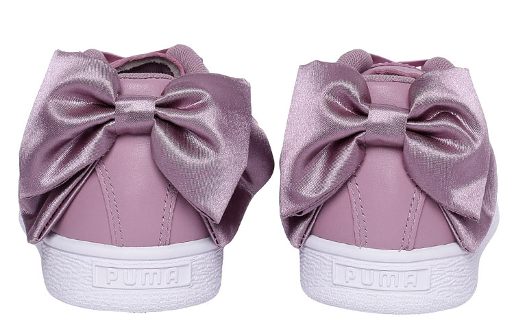 (W) Puma Basket Heart Casual Shoes Pink 圖 4