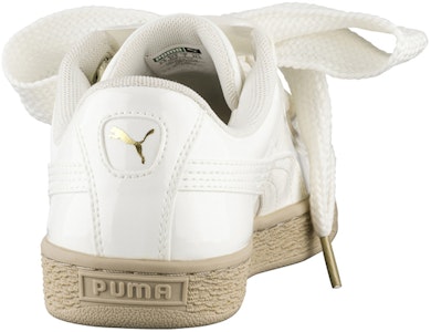 PUMA Basket Heart Marshmallow 輕便 低幫 板鞋 女款 白色 Lookbook PUMA Basket Heart Marshmallow 輕便 低幫 板鞋 女款 白色