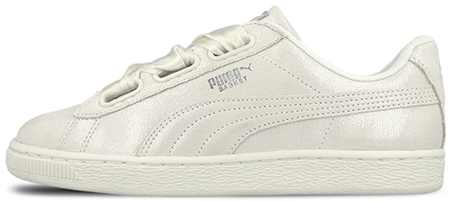 Women Puma Basket Heart Pearl White 364108 02 364108 02