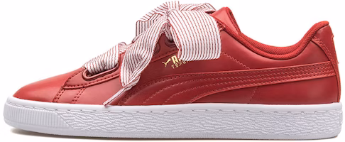(Women) Puma Enzobasket Heart Shoes Red/White 365198-02 (Women) Puma Enzobasket Heart Shoes Red/White 365198-02